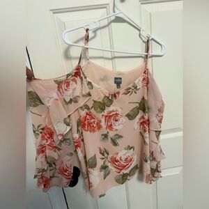 Soho Floral Camisole - Pink and Green